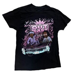 OutKast ATLiens Graphic Band Tee Black Size Small Hip Hop Rap Shirt‎